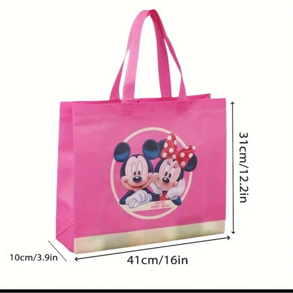 NWT! "Durable" Disney Mickey Mouse Large Non-Woven Tote Bag - Reusable. - Picture 4 of 4